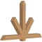 Ekena Millwork Kennewick Timber Gable Bracket, Western Red Cedar, 72"W x 48"H x 5 1/2"D x 5 1/2"F, 16/12 Pitch GBW072X48X0606KEN00SWR - alternate 5